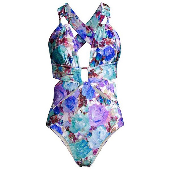 PatBO Blossom Cutout One-Piece Swimsuit - Picture 8 of 12